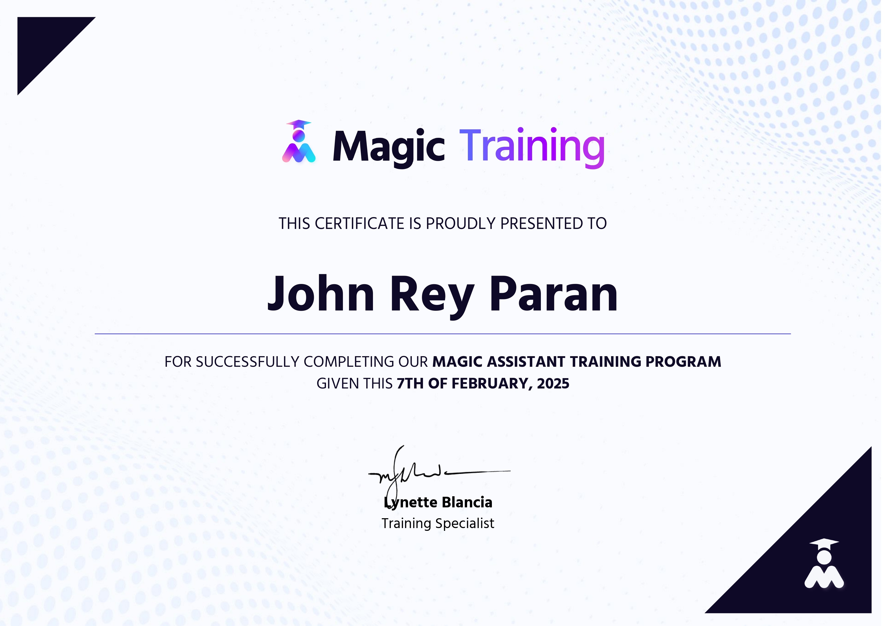 MagicEA Training
