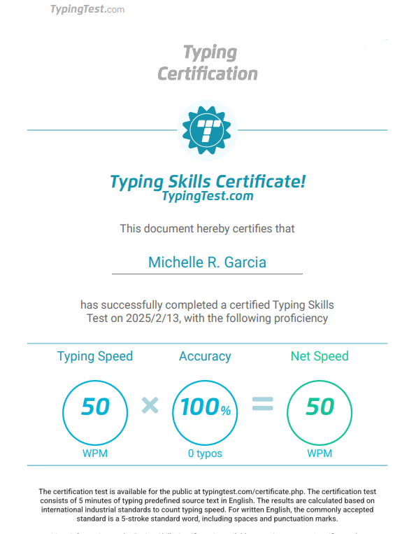 TYPING TEST
