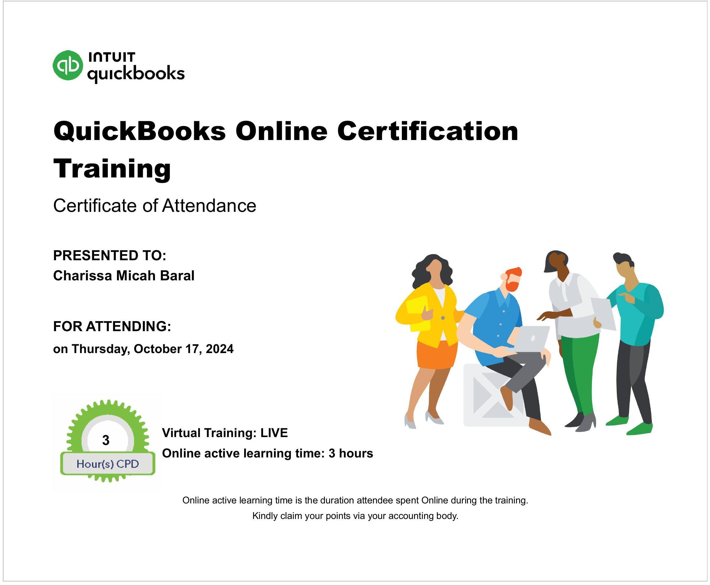 QBO Certificate