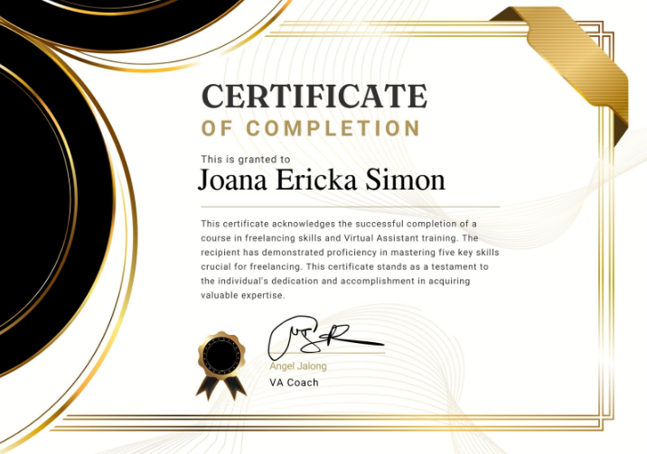 GVA Certifcate