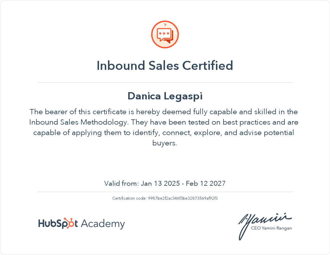 Hubspot Sales Methodology