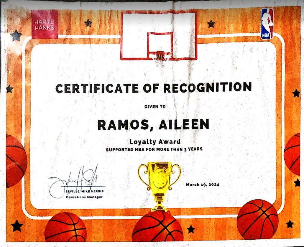 Recognition: Loyalty Award