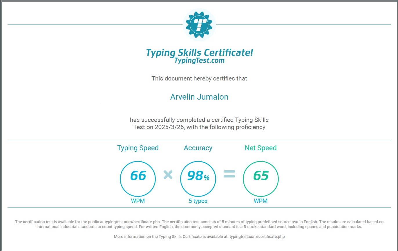 Typing Test