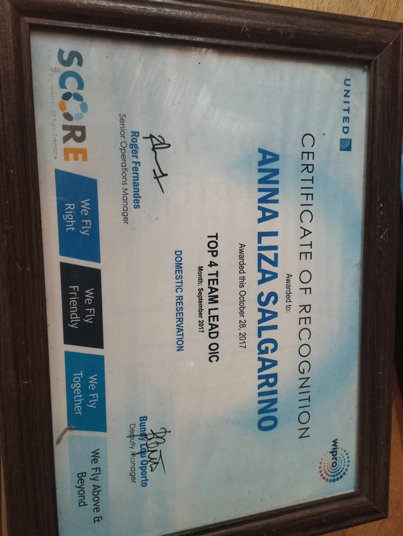 Team Lead OIC Award