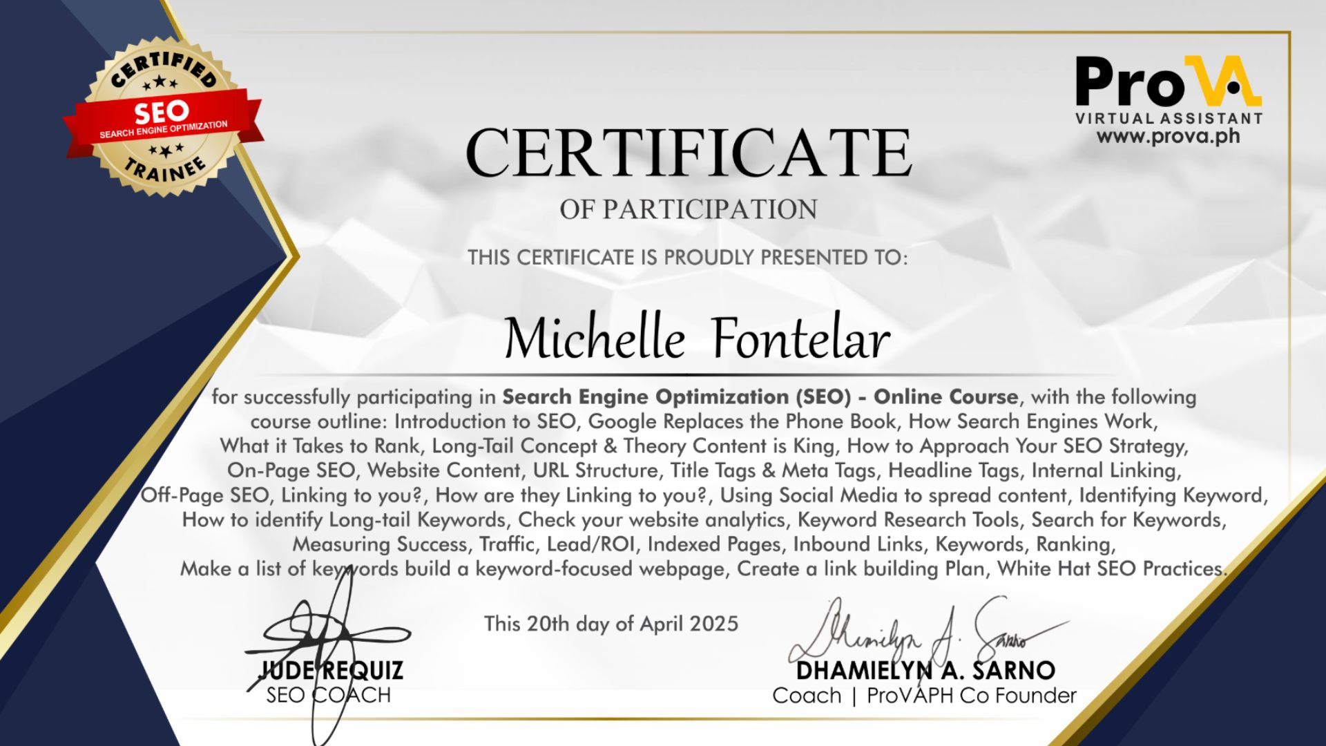 SEO Online Course