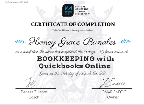 Bookkeeping with Quickbooks Online