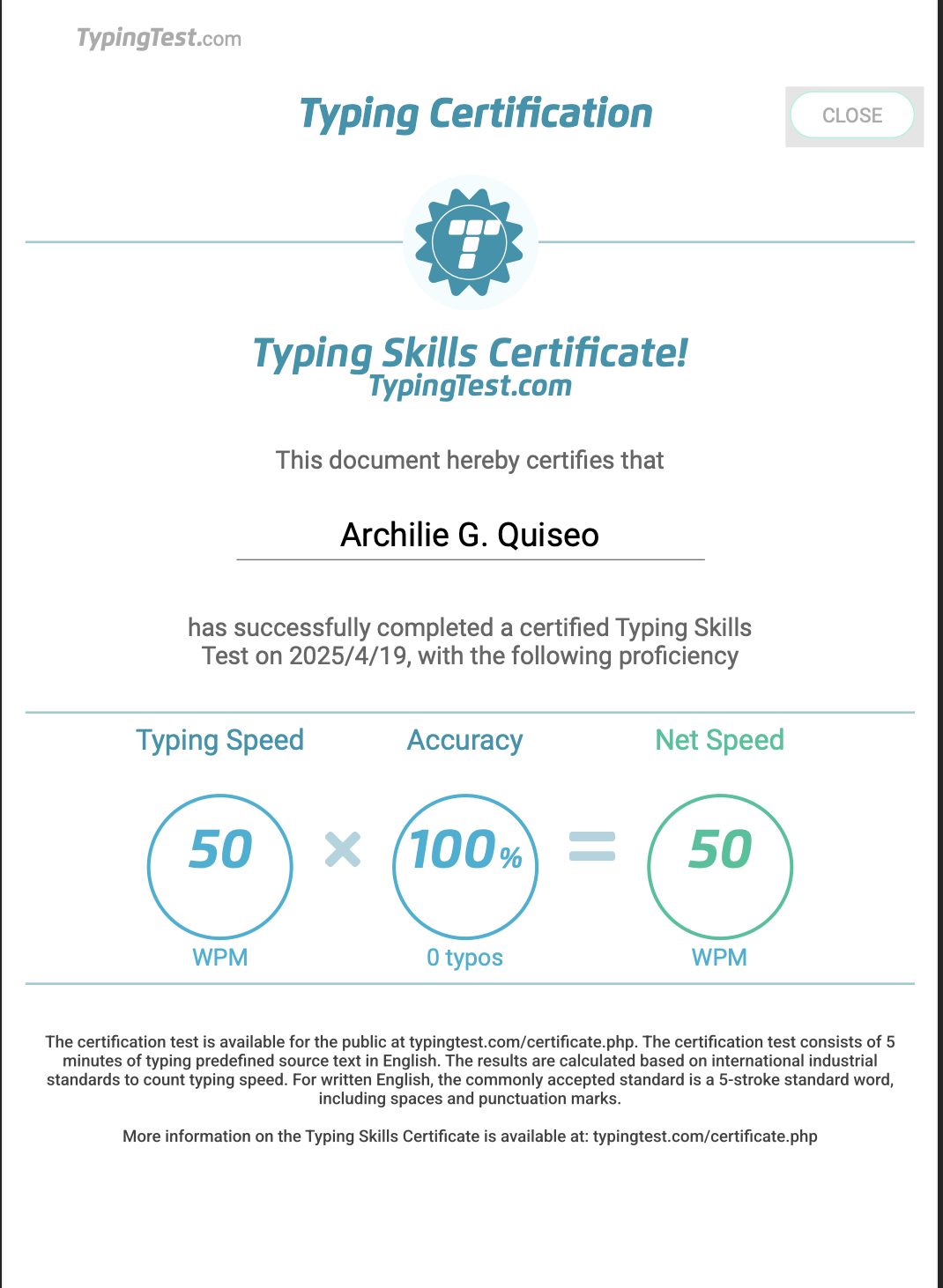 Typing Test