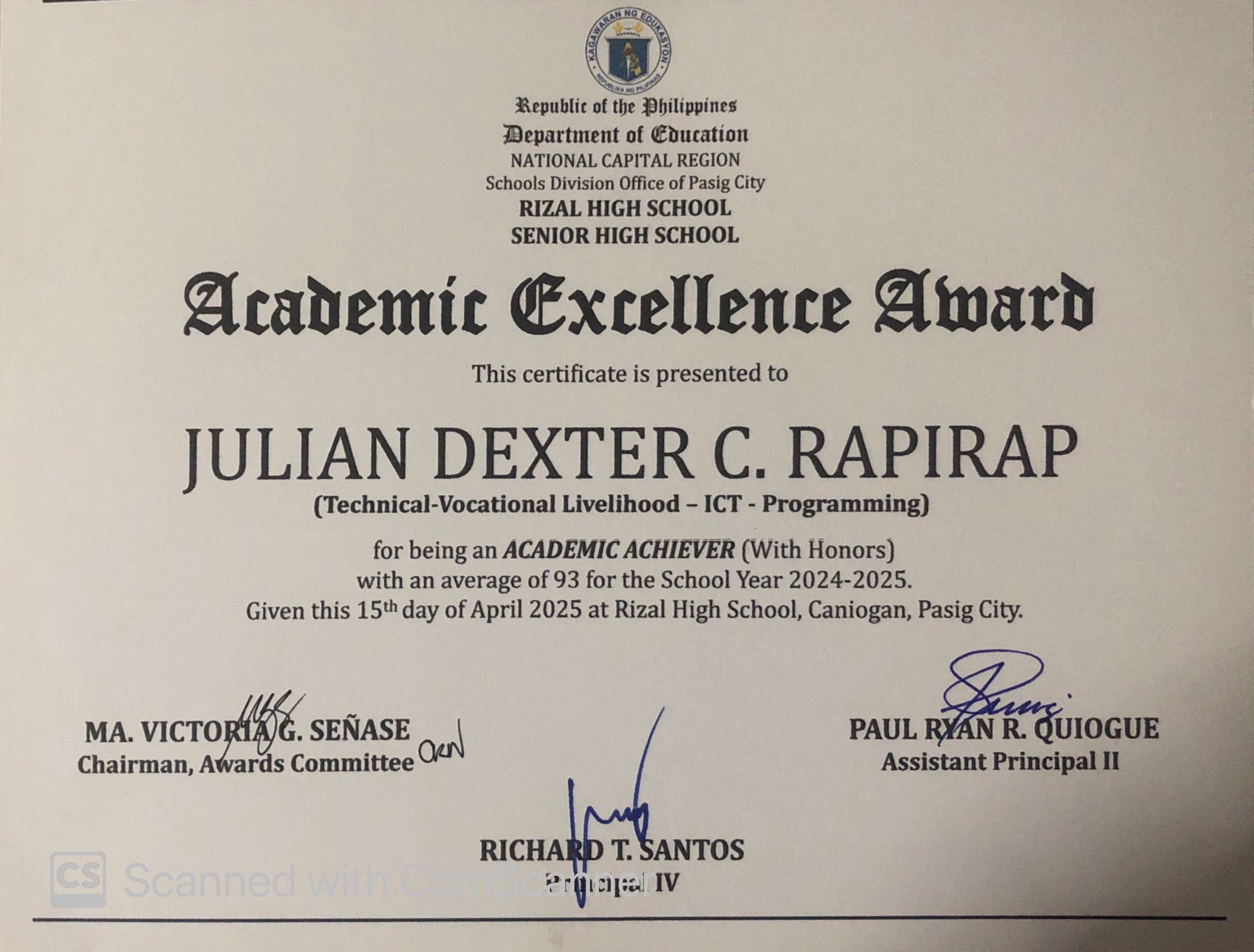 ICT Certificate