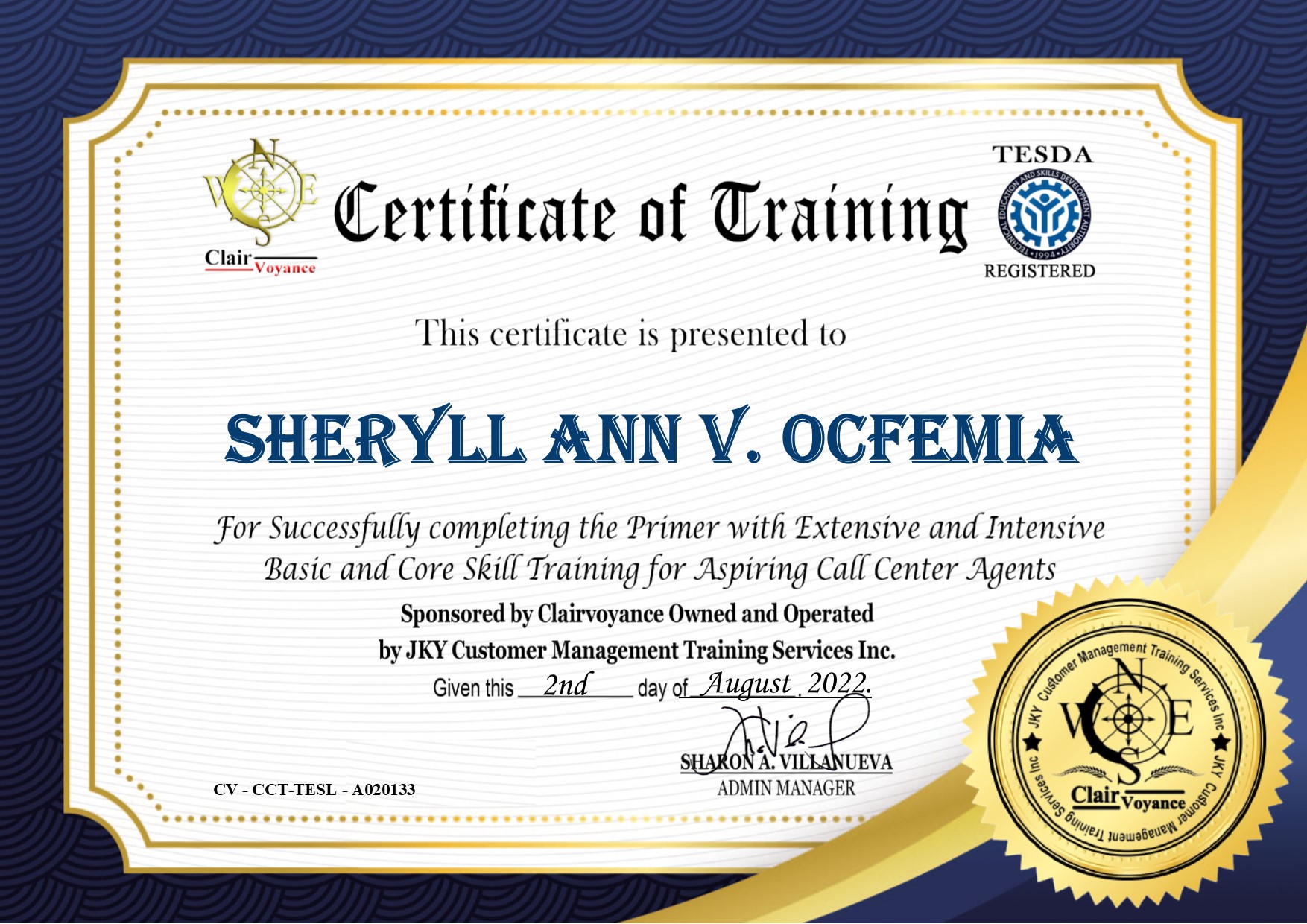 CALL CENTER AGNT TRAINING