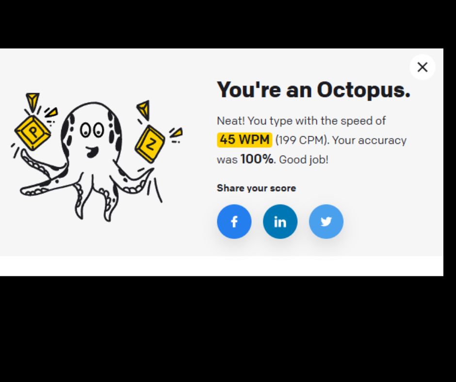 Typing test