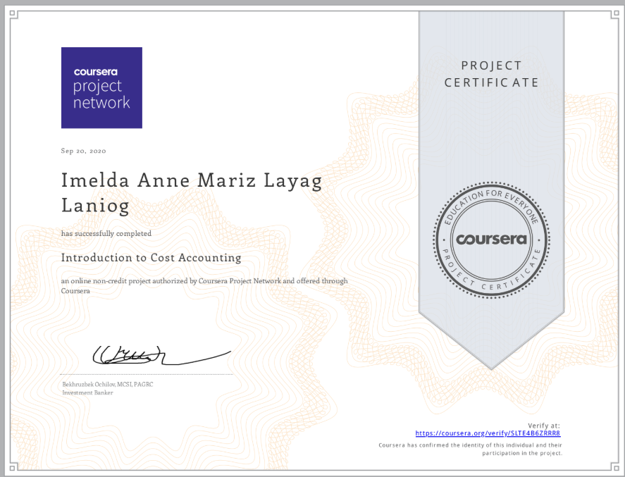 Introduction to Cost Accounting