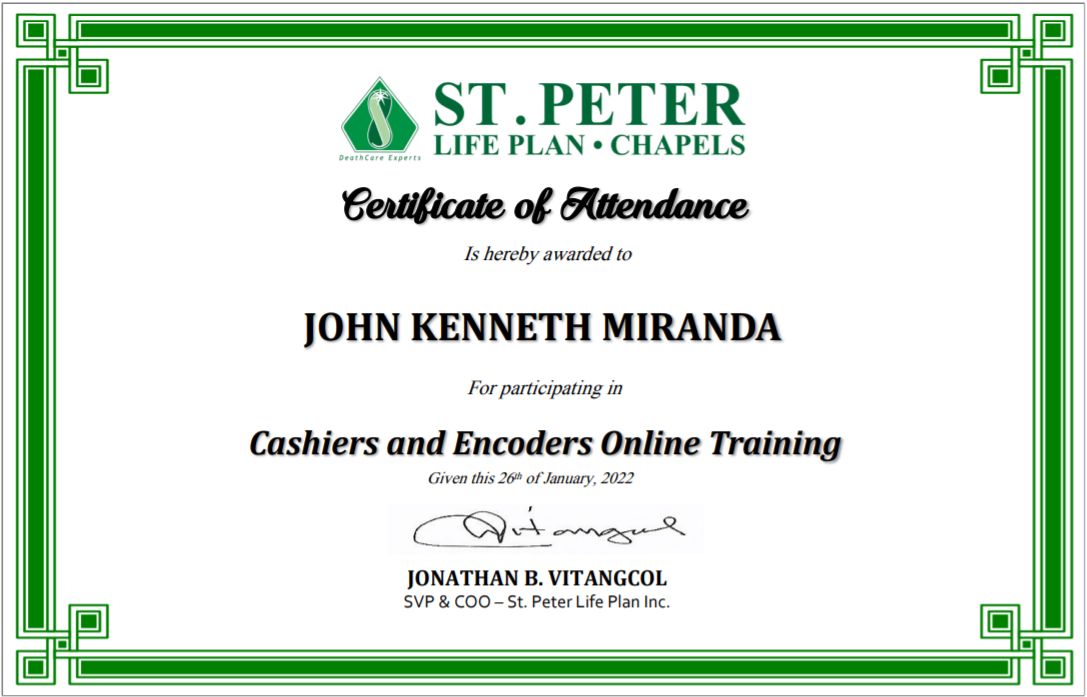 Cashiers and Encoders Online Training