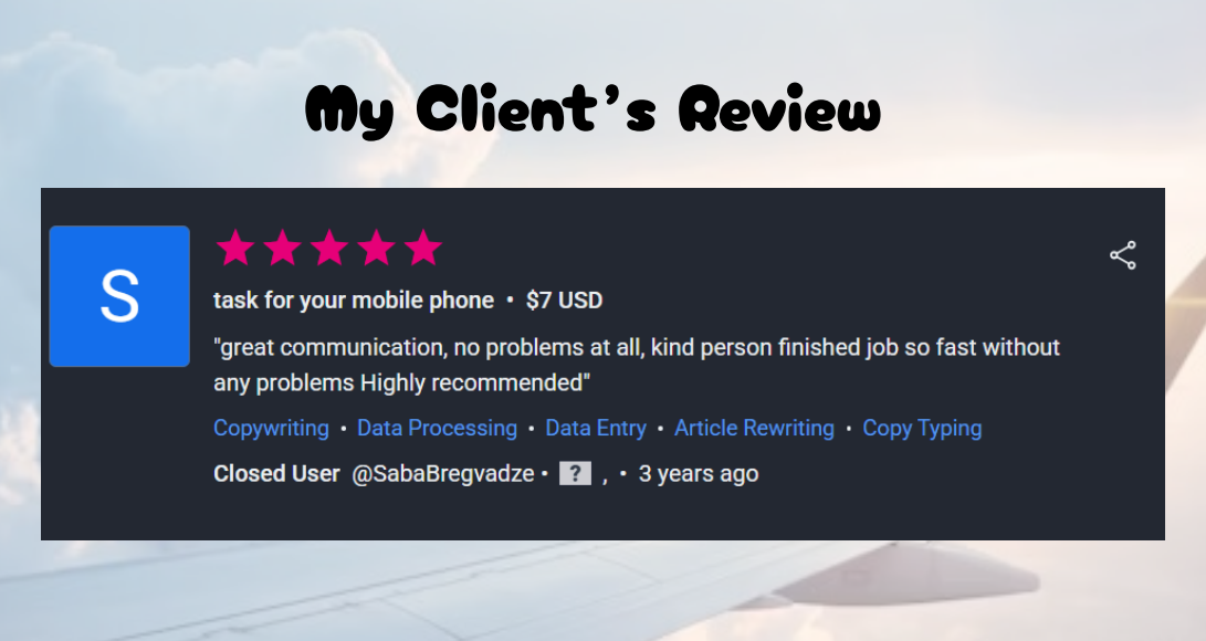 Clients Testimonial