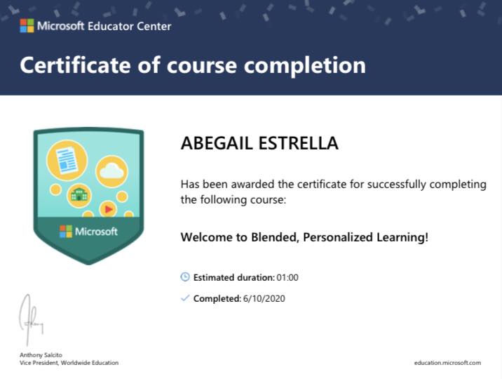 Microsoft Blended Learning