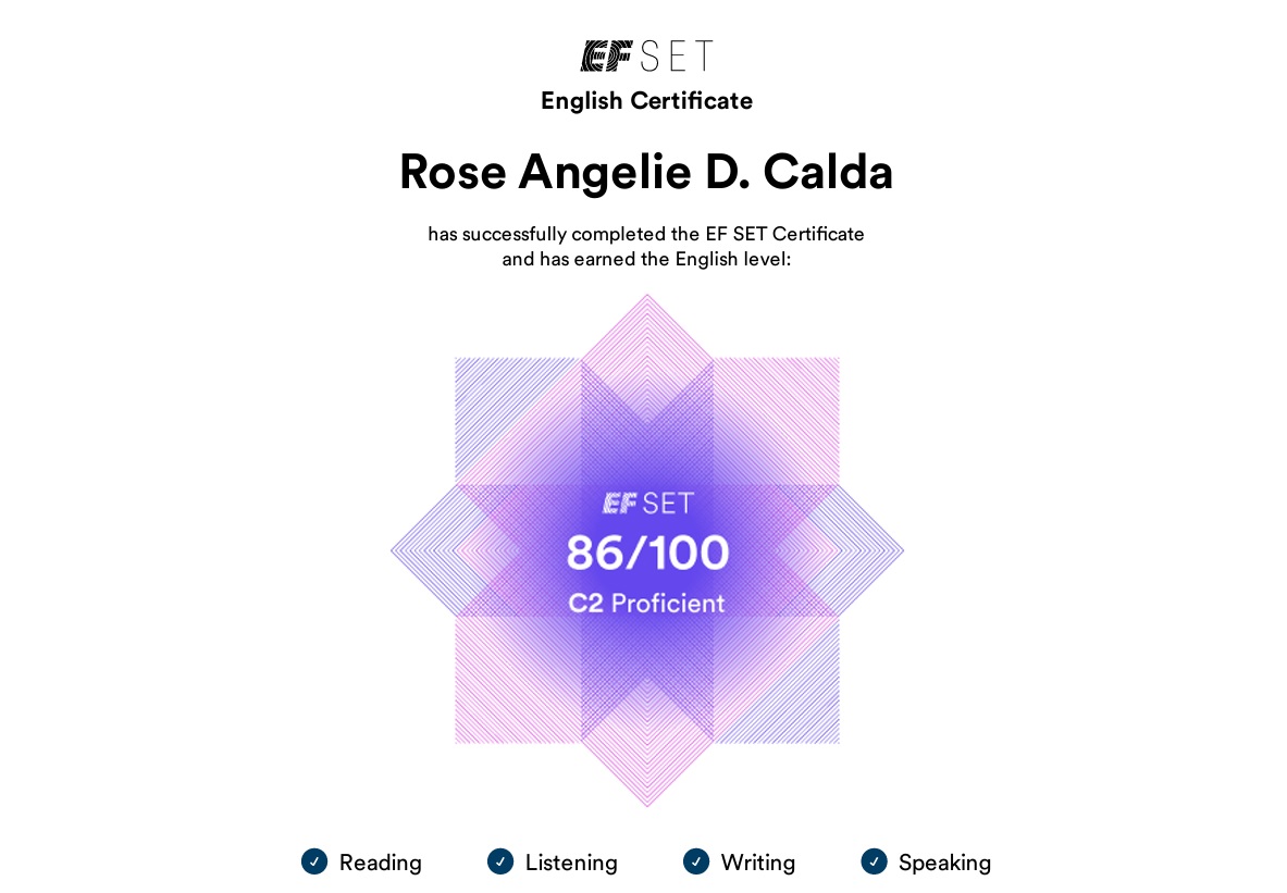 English Certification