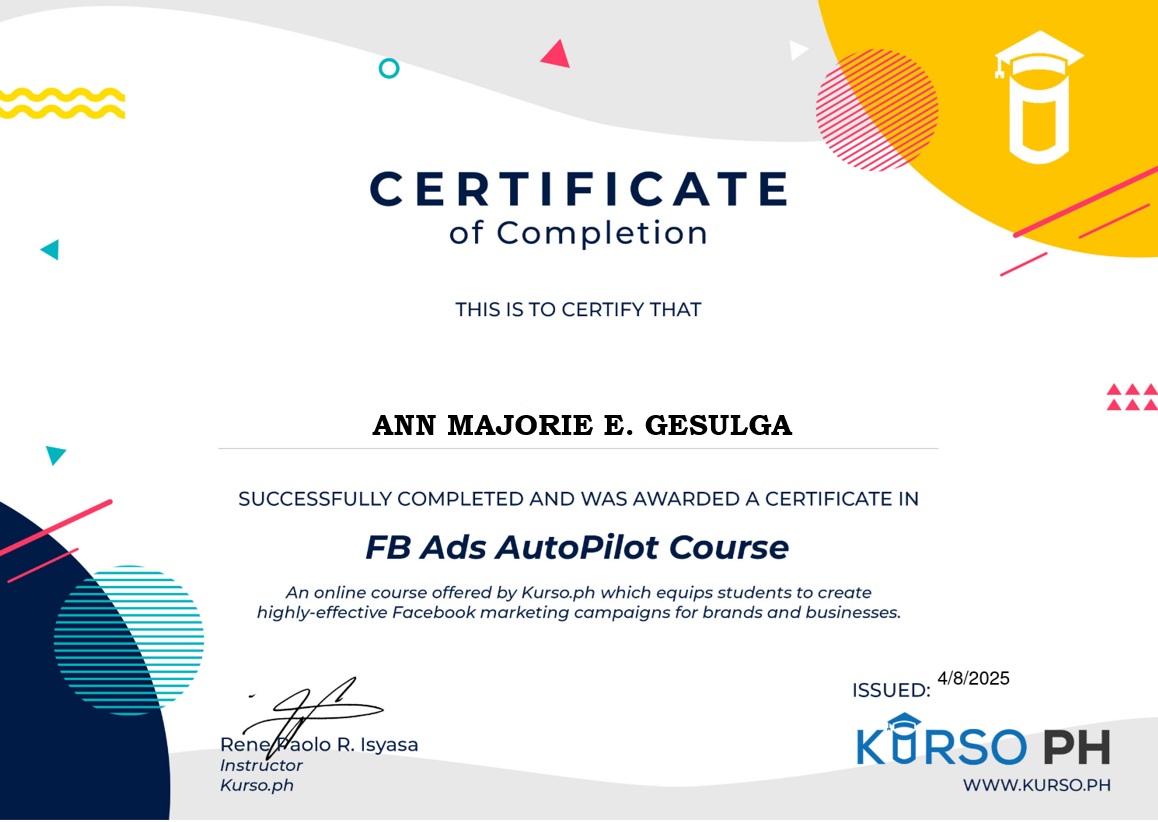 FB Ads AutoPilot COurse by Kurso.ph