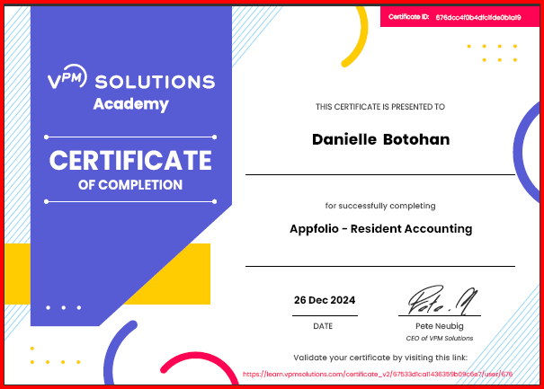 APPFOLIO - Resident Accounting