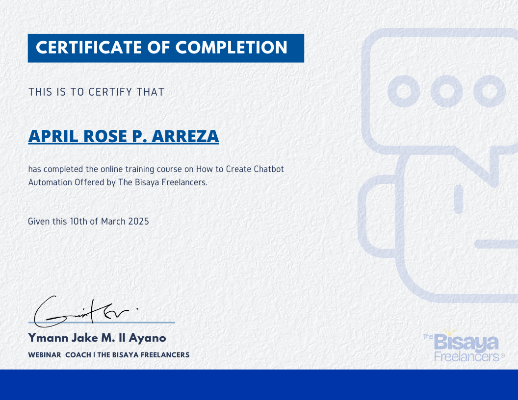 Chatbot Course