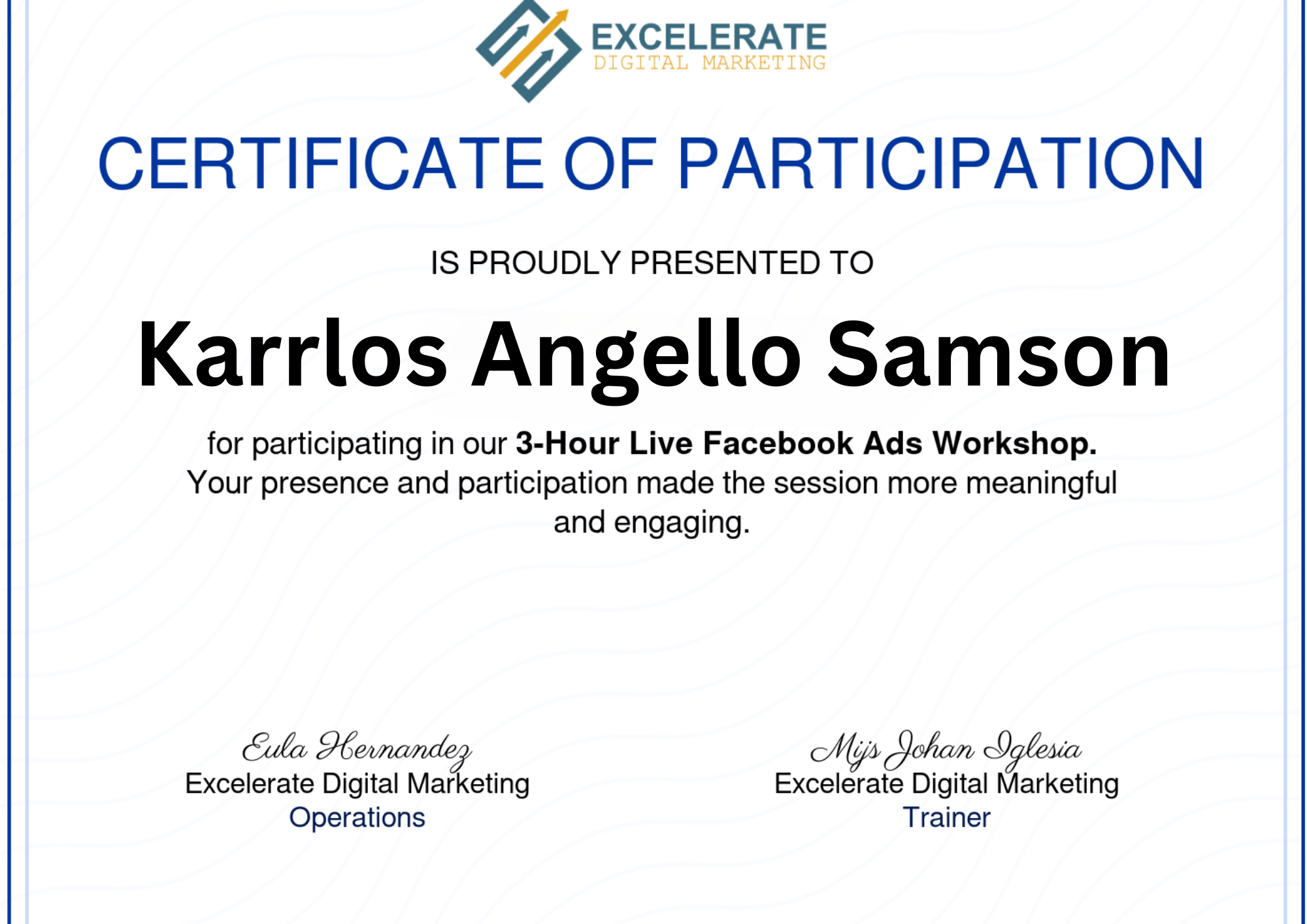 Facebook Ads workshop