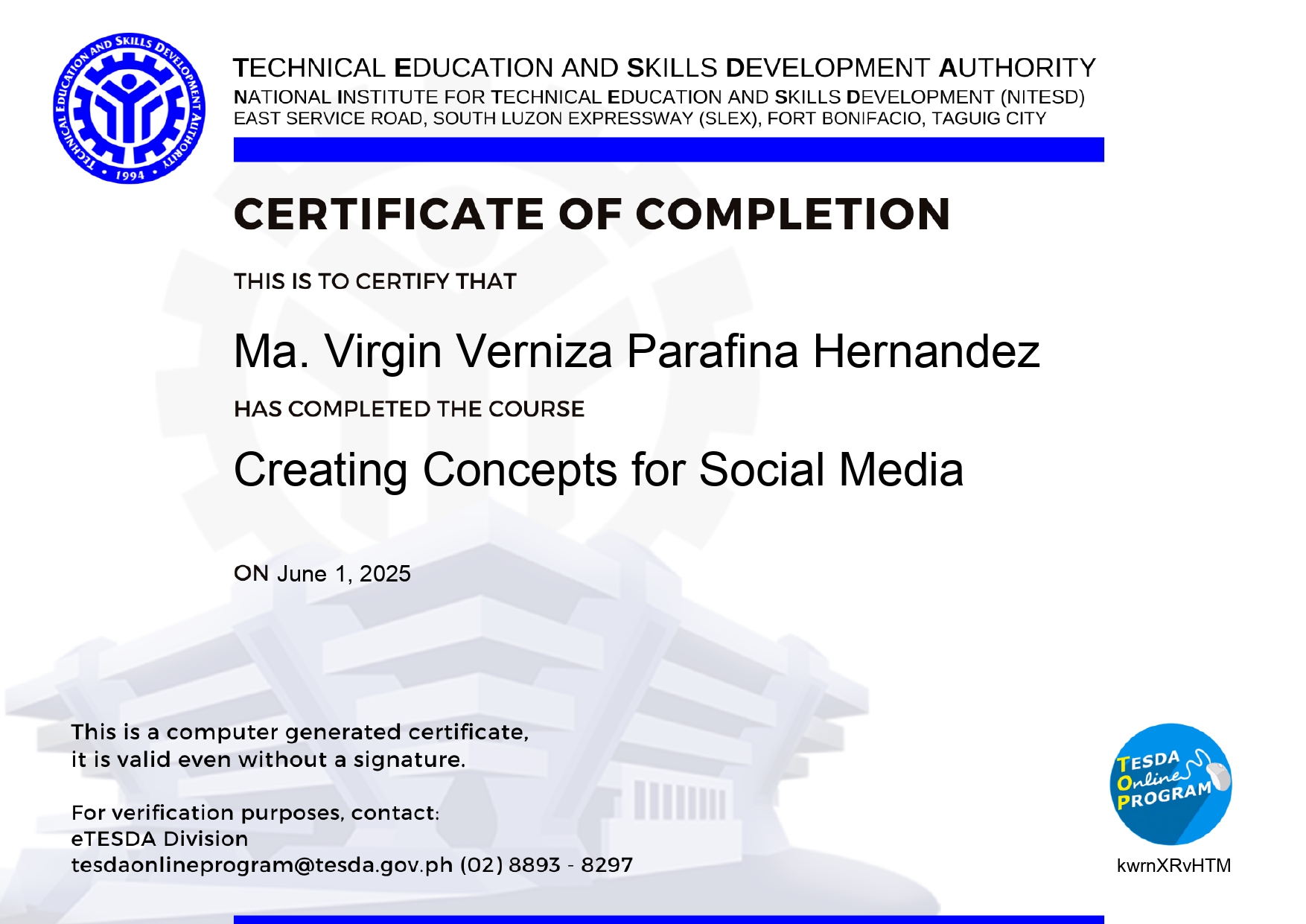 Creating Concepts for Social Media