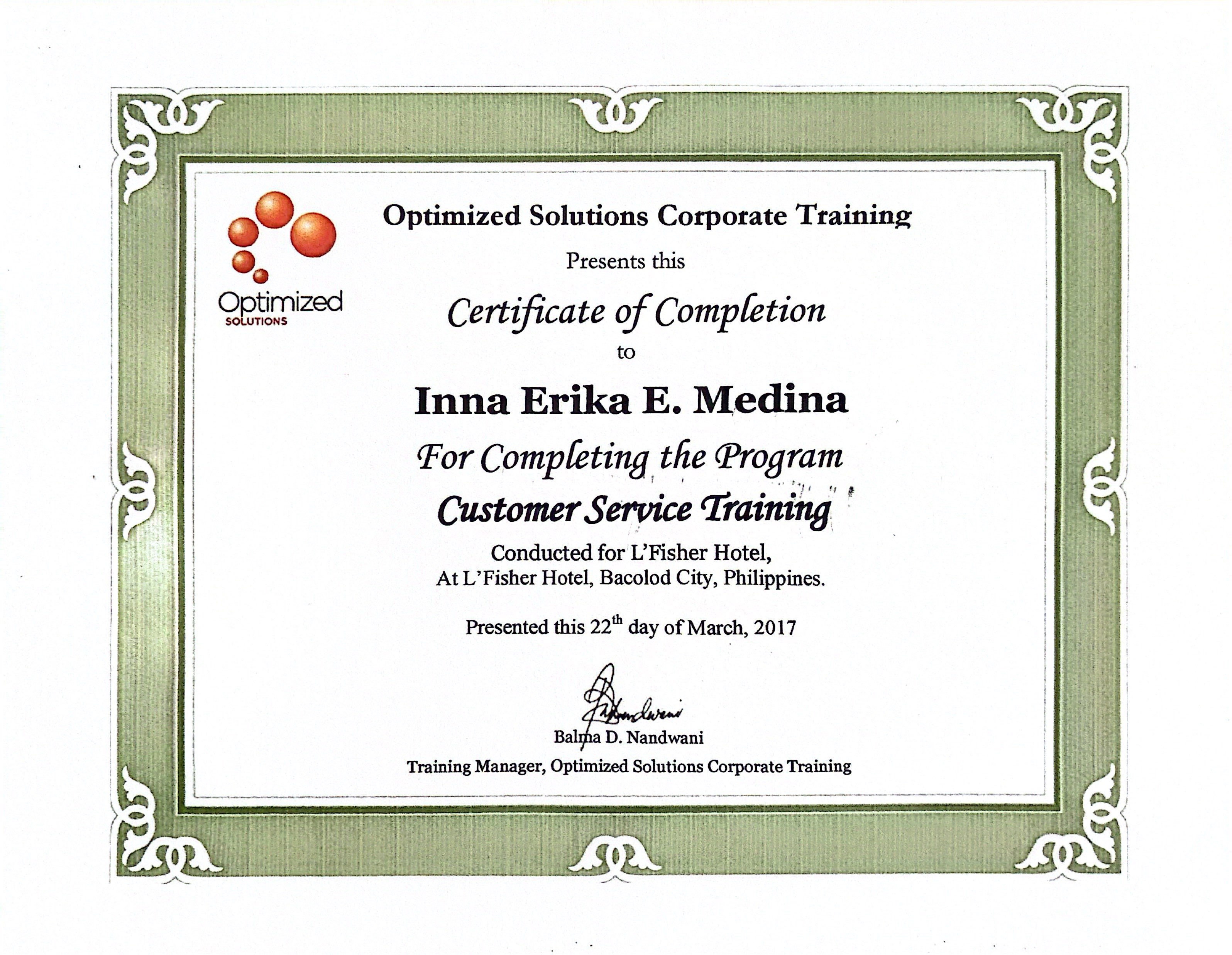 Customer Service Training