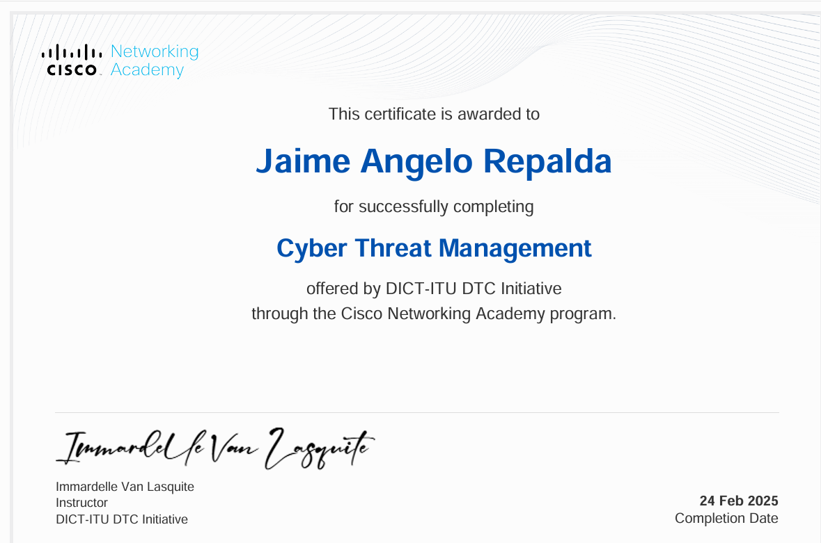 Cyber Threat Management