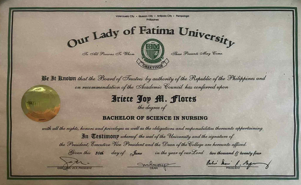 College Diploma