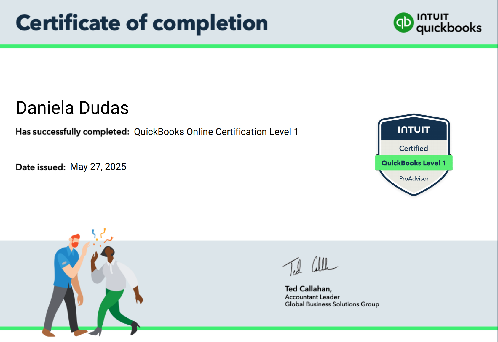 Quickbooks ProAdvisor