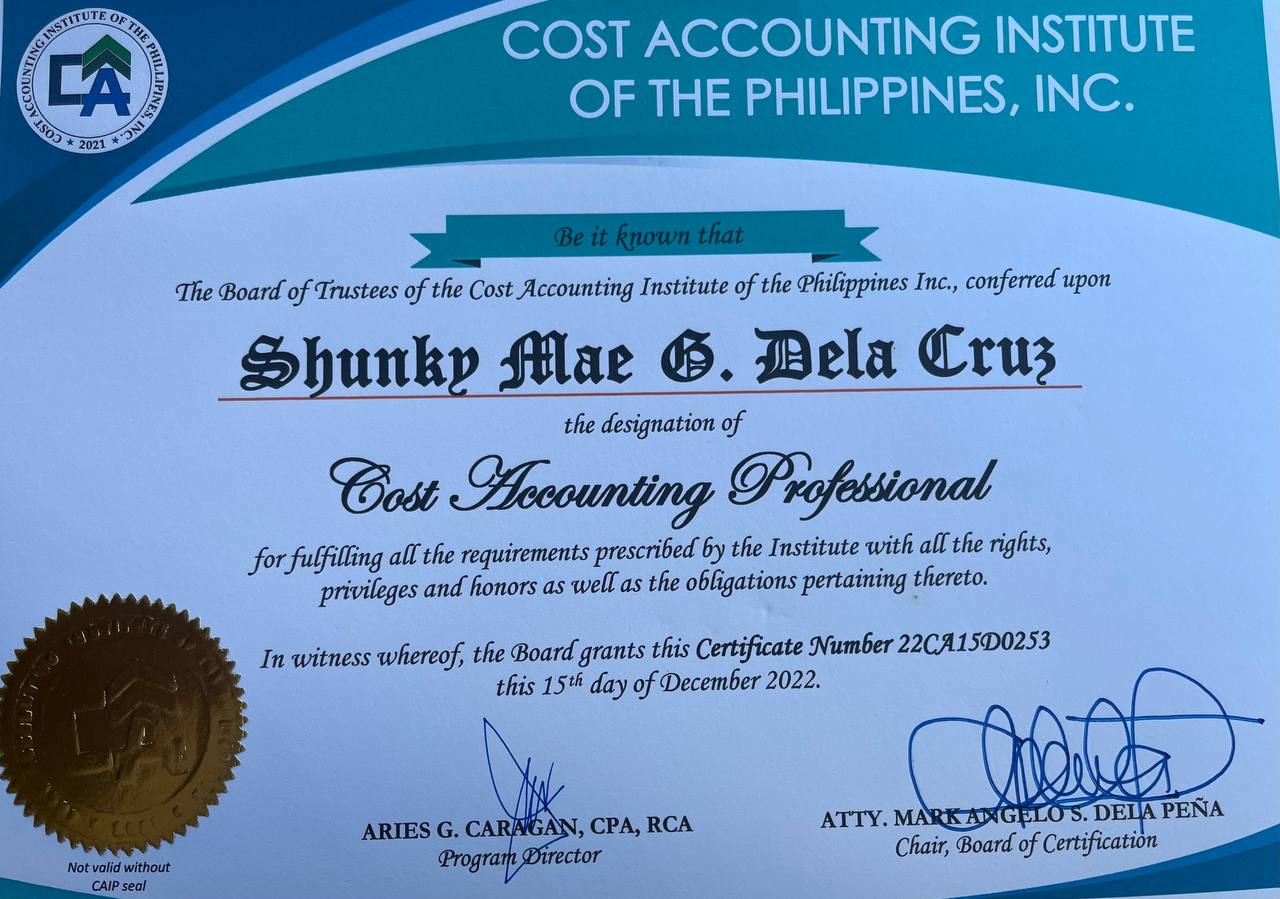 Cost Accounting Professional