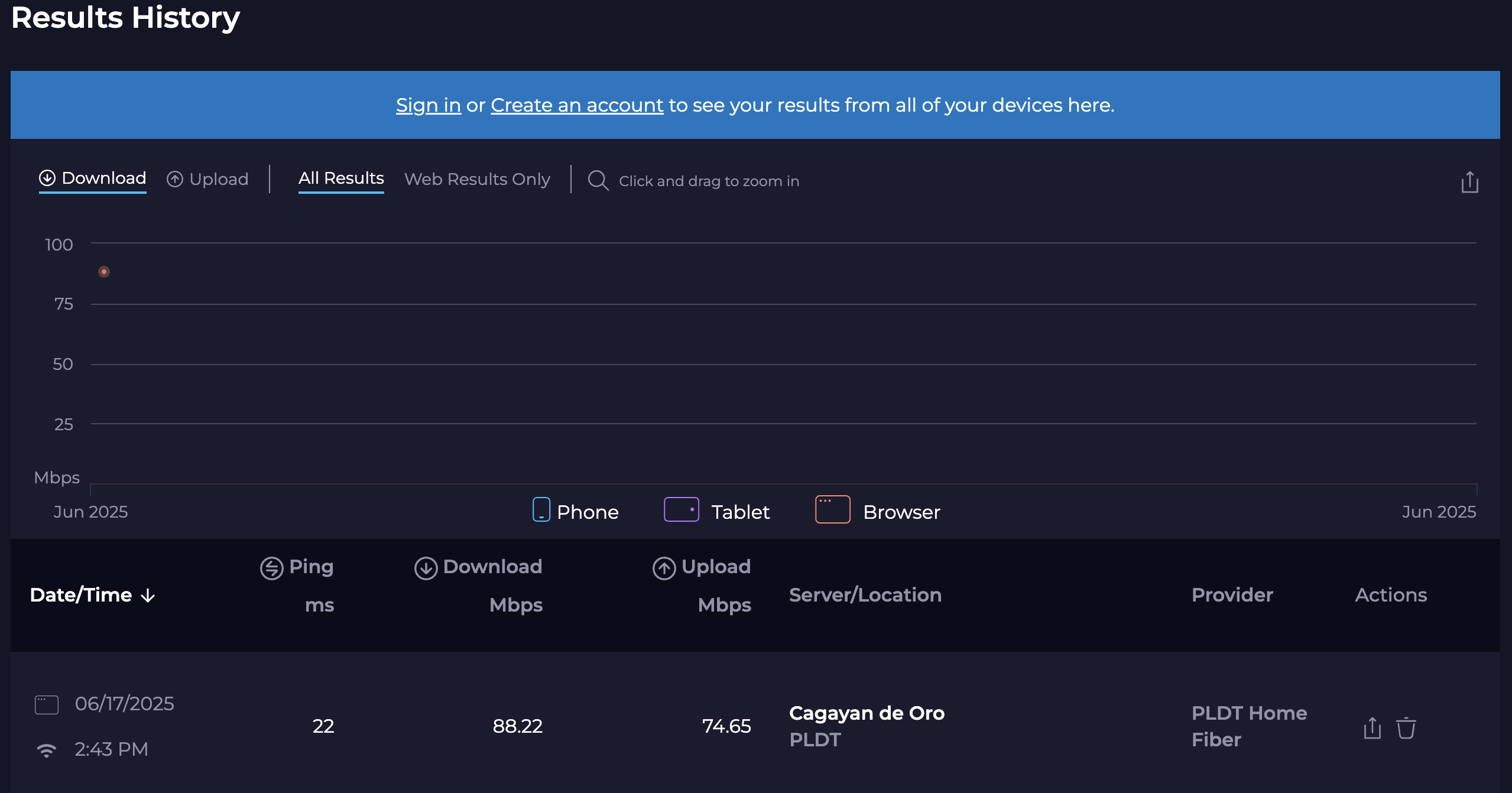 Internet Speed Test