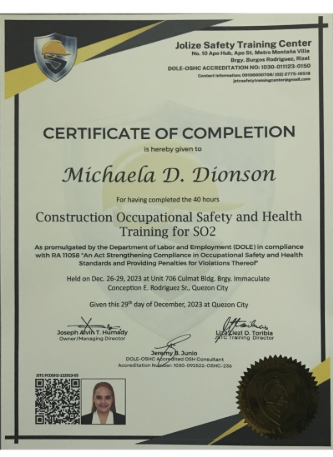 Construction Occupational Safety and Health