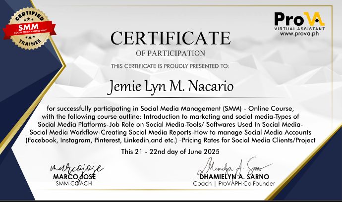 Social Media Manager SMM