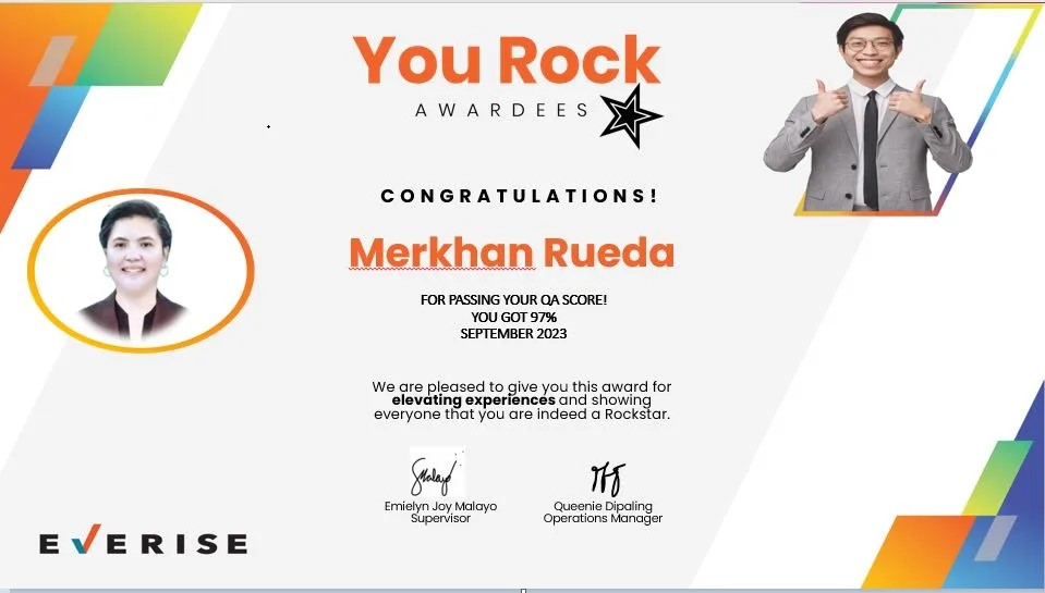 CERTIFICATE OF ACHIEVEMENT 2023