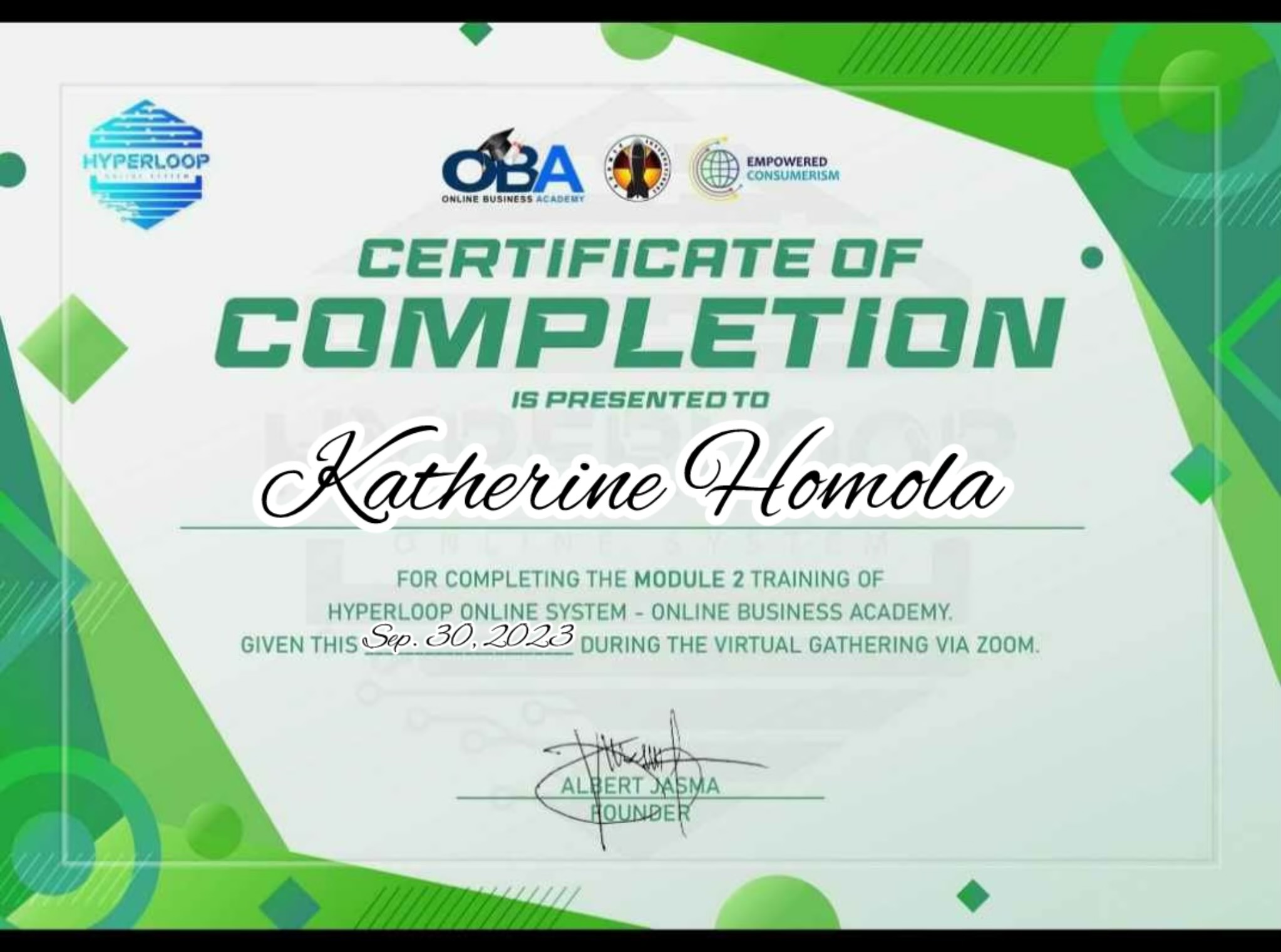 Digital Marketing Cert. Module 2