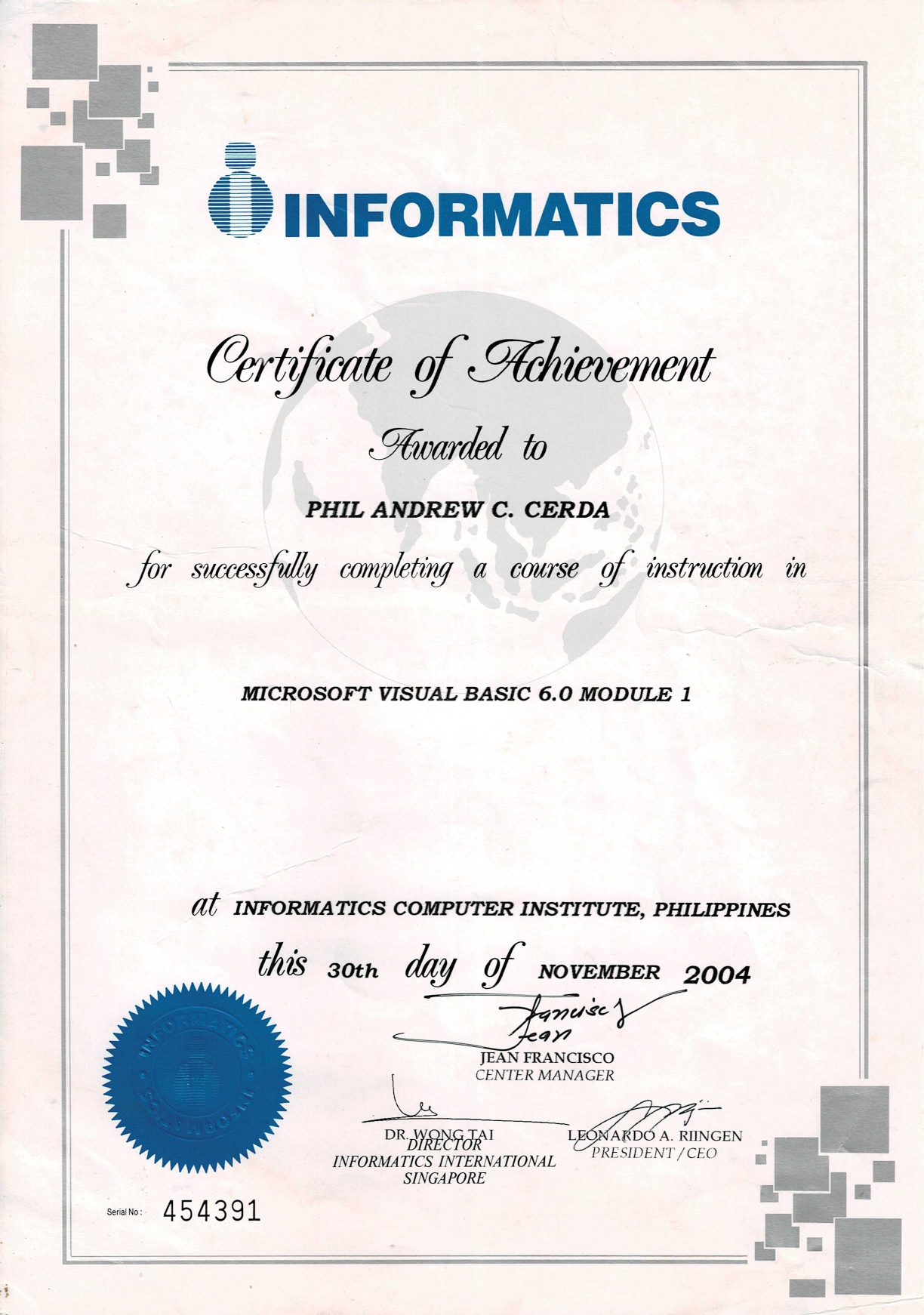 Microsoft Visual Basic 6.0 Module 1