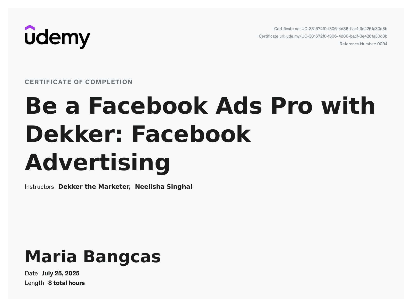 FACEBOOK ADVERTISING