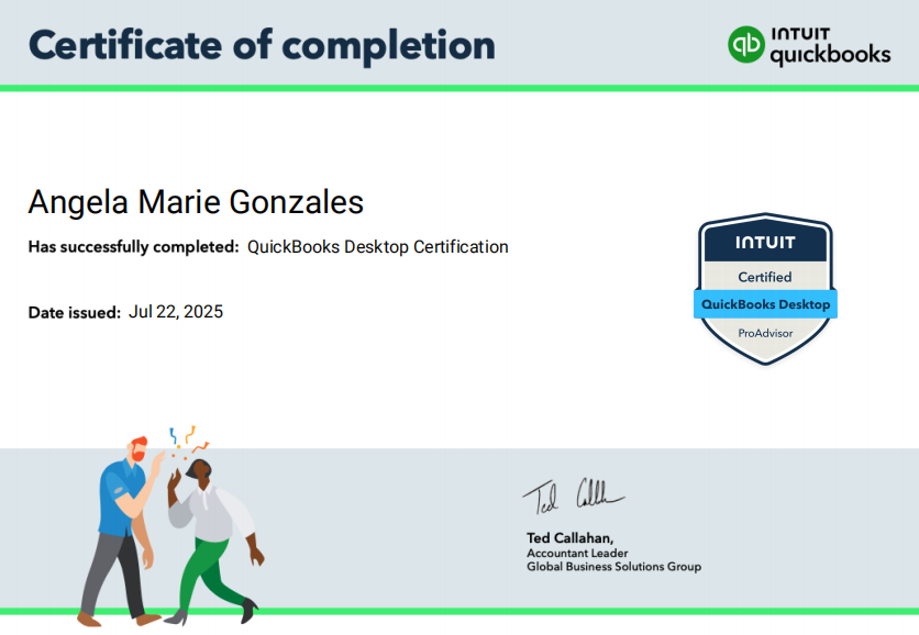 QuickBooks Desktop Certification