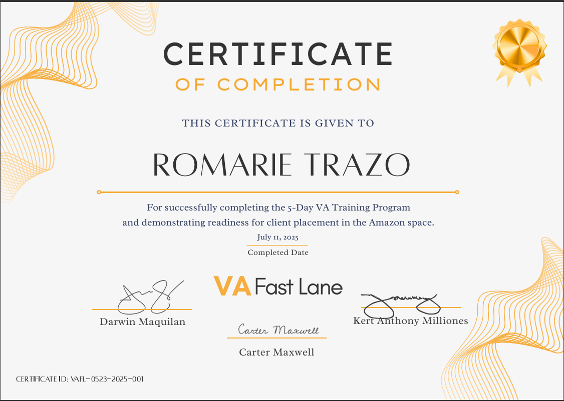 5-Day VA Training Program | 2025