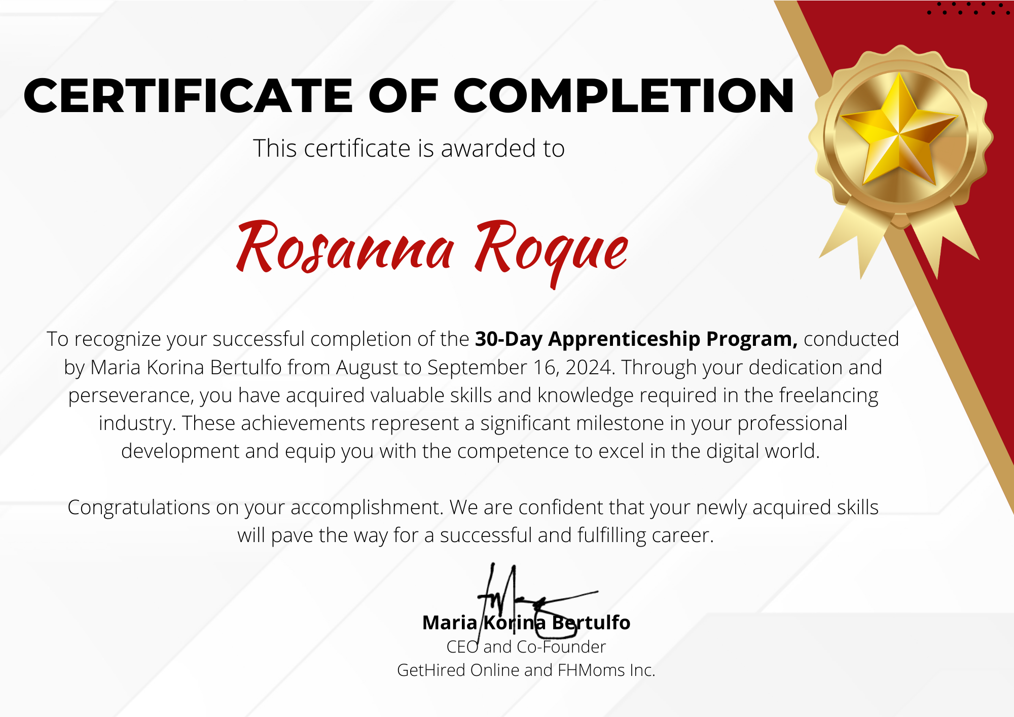 30-Day Virtual Assistant Apprenticeship Program