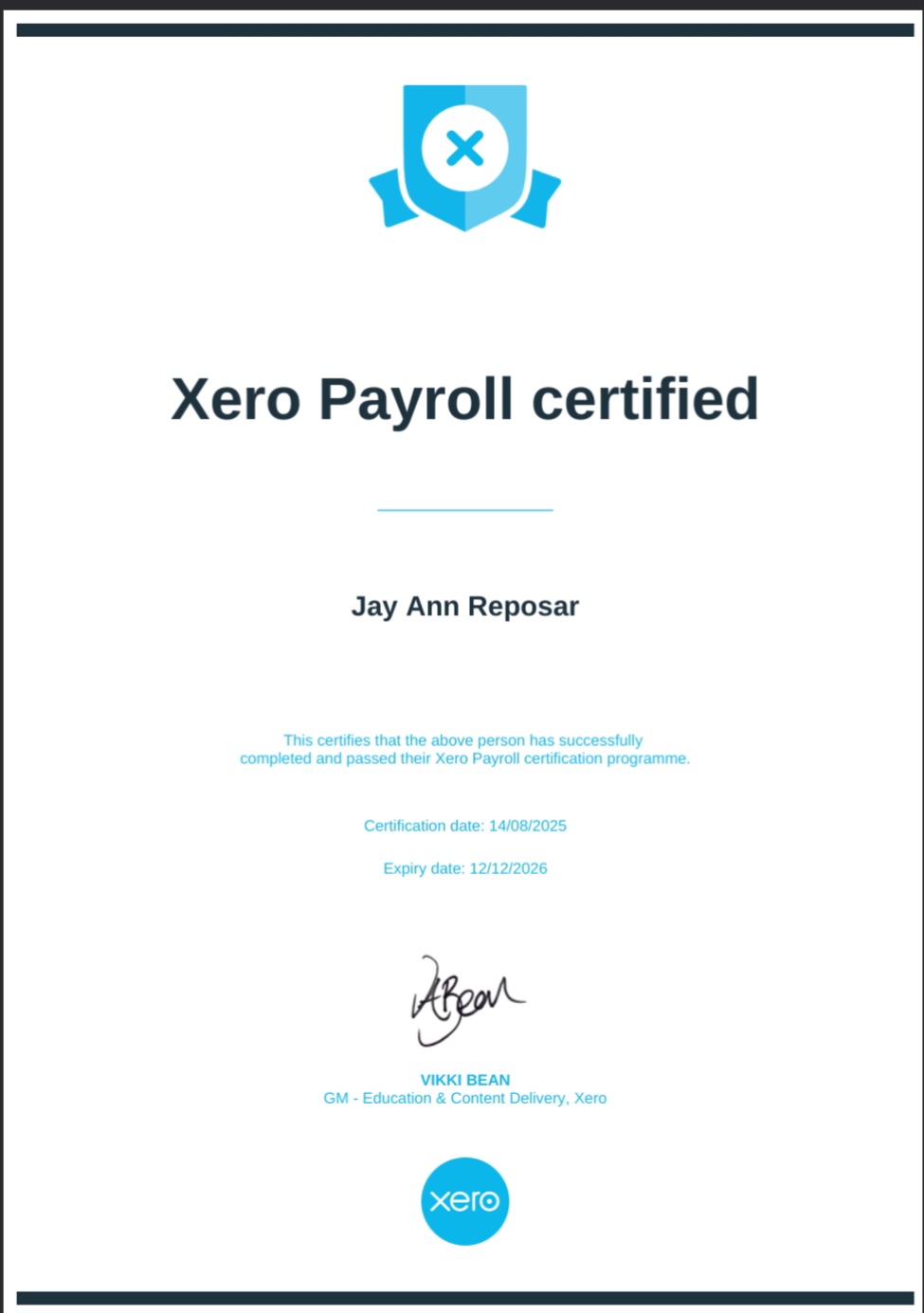 XERO ONLINE BOOKKEEPING