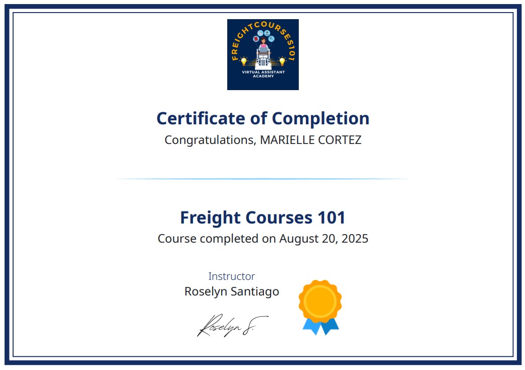 FREIGHT VIRTUAL ASSISTANT