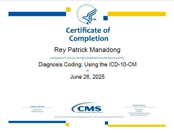 Diagnosis Coding: Using the ICD-10-CM