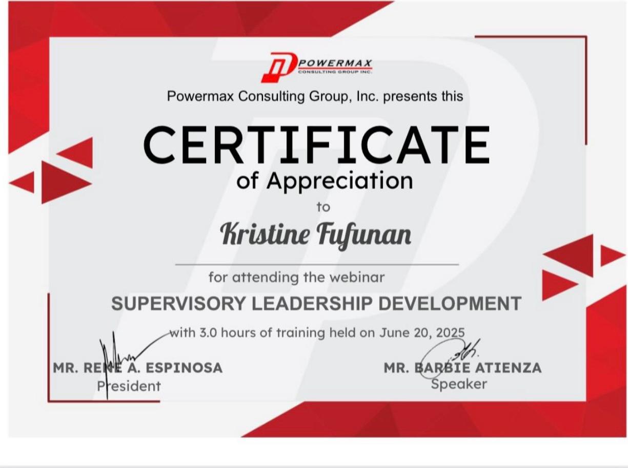 Supervisory Leadership Development