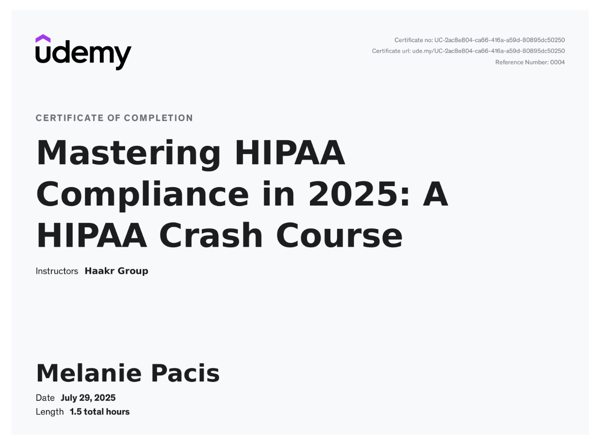 Mastering HIPAA Compliance in 2025: A HIPAA Crash Couse