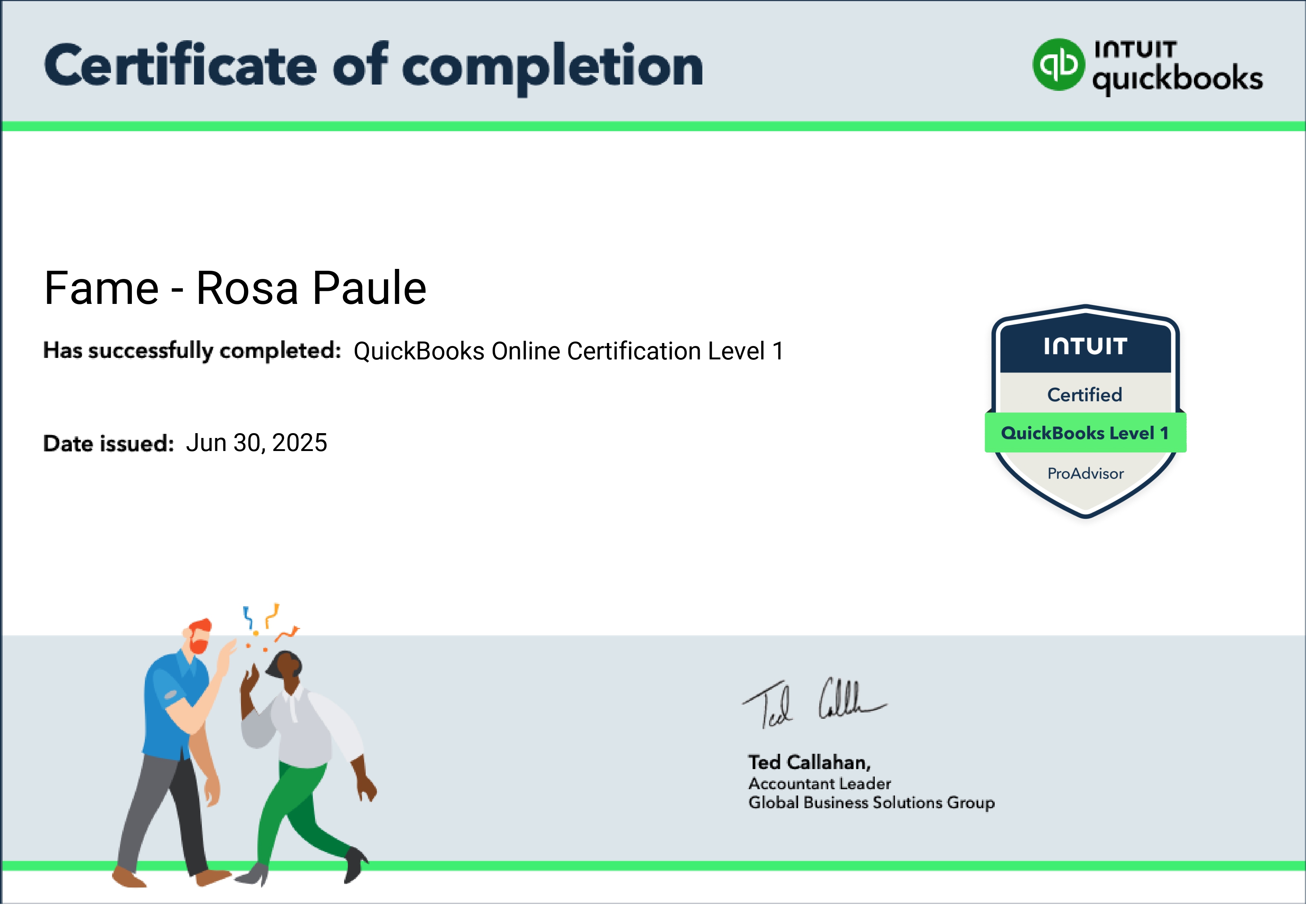 Quickbooks Online Proadvisor