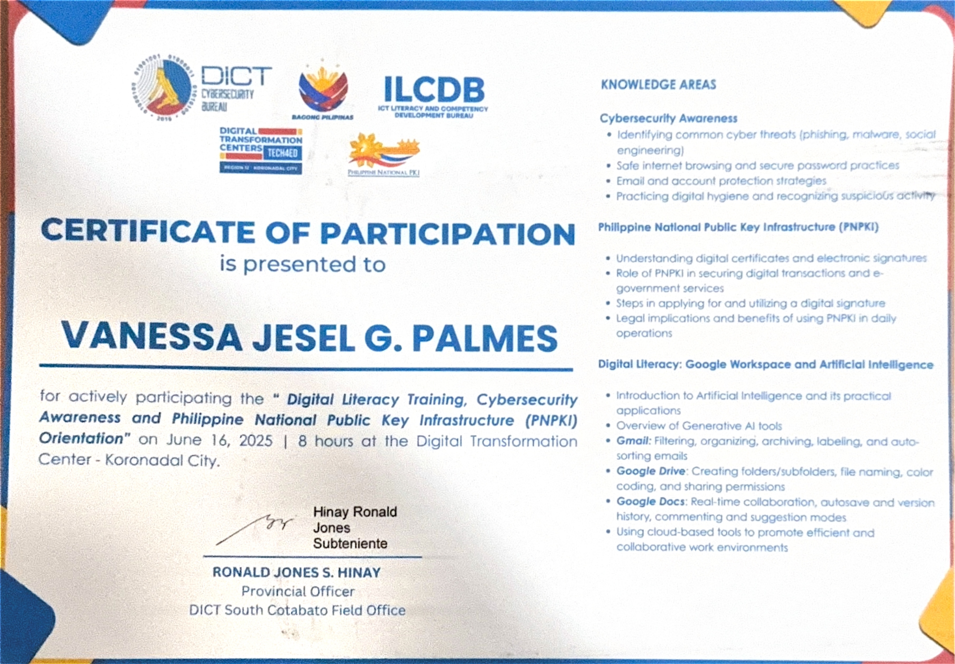 Digital Literacy Training