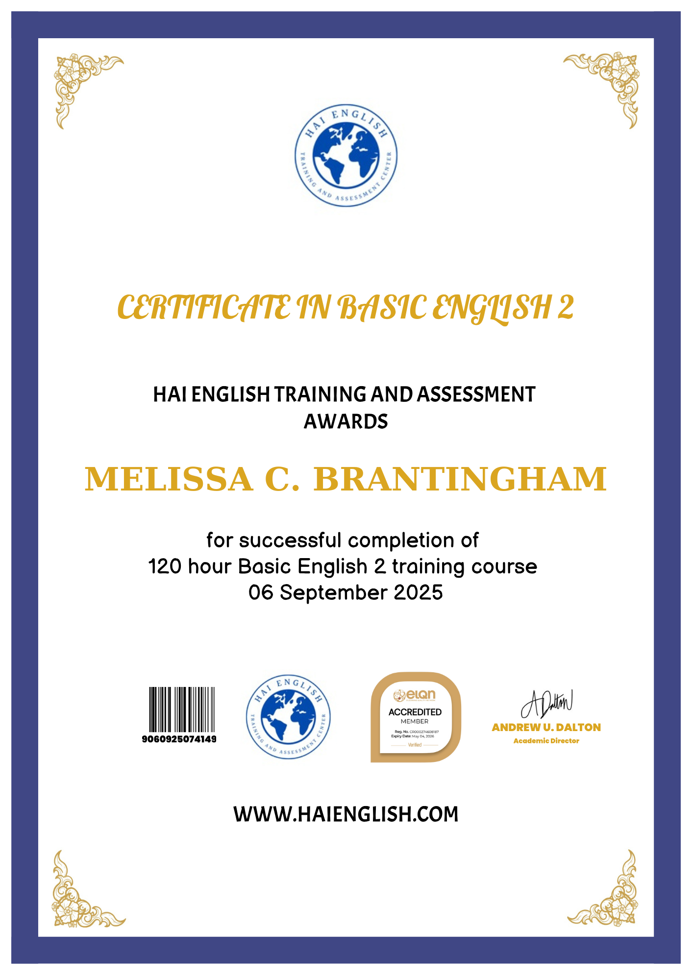 English 2 training course