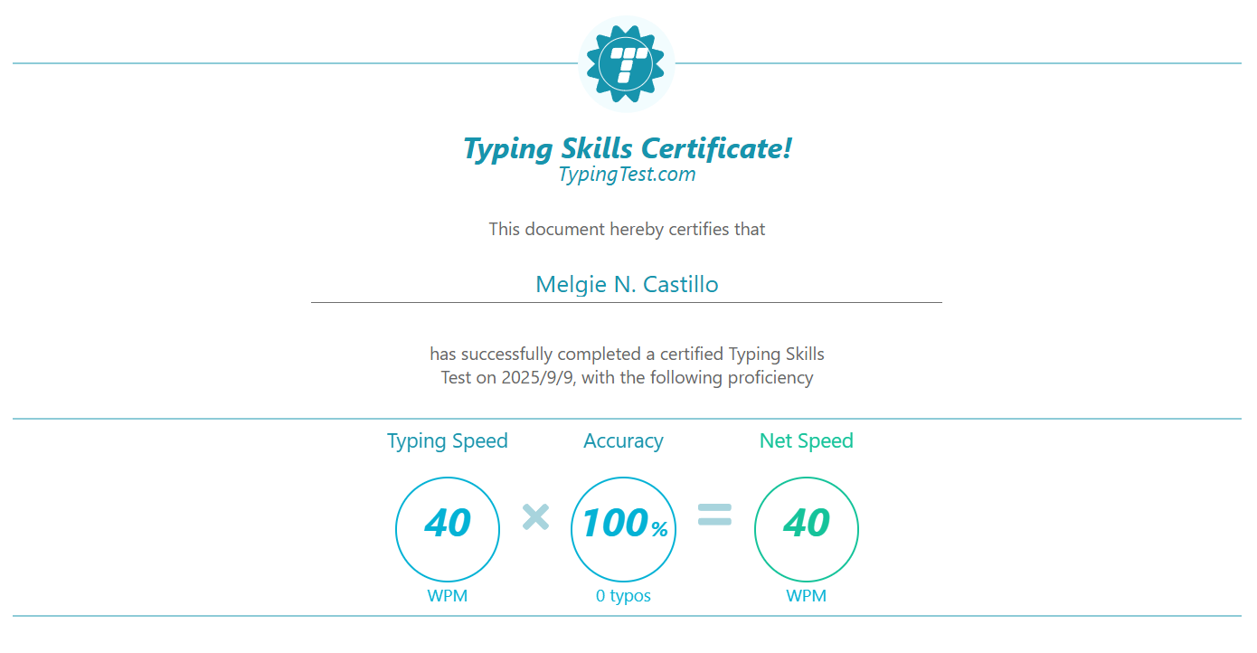 Typing Skills