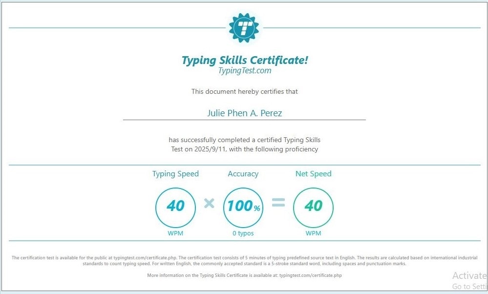 Typing Test