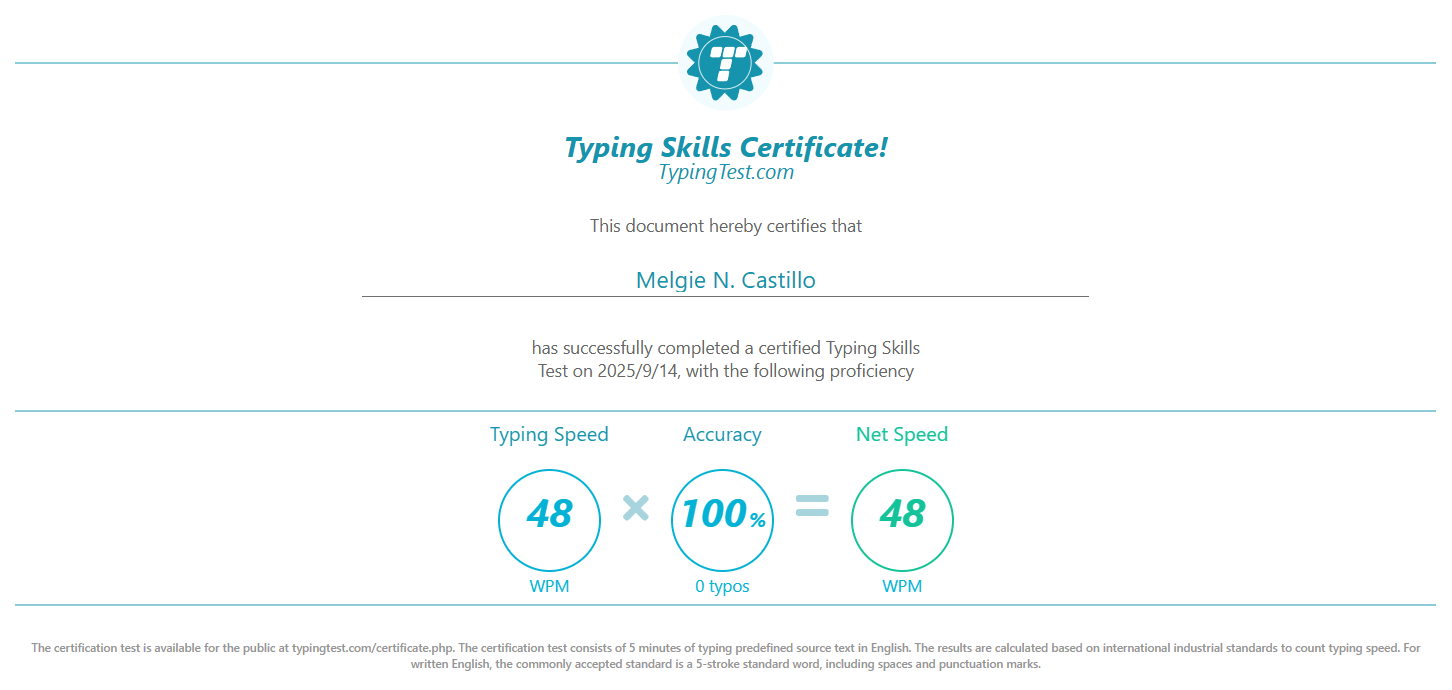 Typing Skills